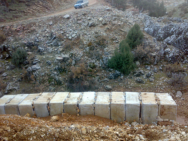 Karayahya Köyü Kuru çeşmeye köprü yapılıyor