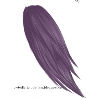 How to Paint Hair - step by step