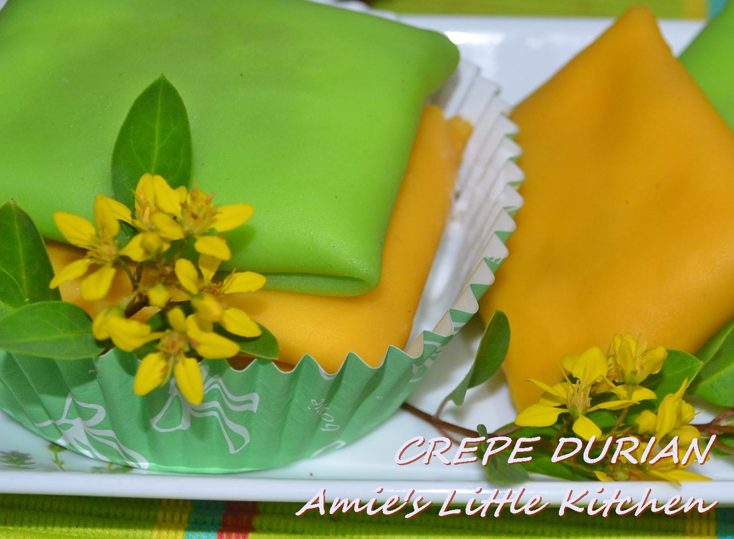 AMIE'S LITTLE KITCHEN: Crepe Durian Paling Sedap 