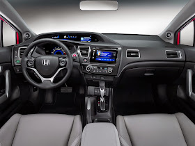 Interior view of 2014 Honda Civic