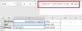 IF Function in Excel