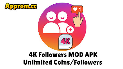 4K Followers MOD APK v1.2 (Unlimited Coins/Followers)