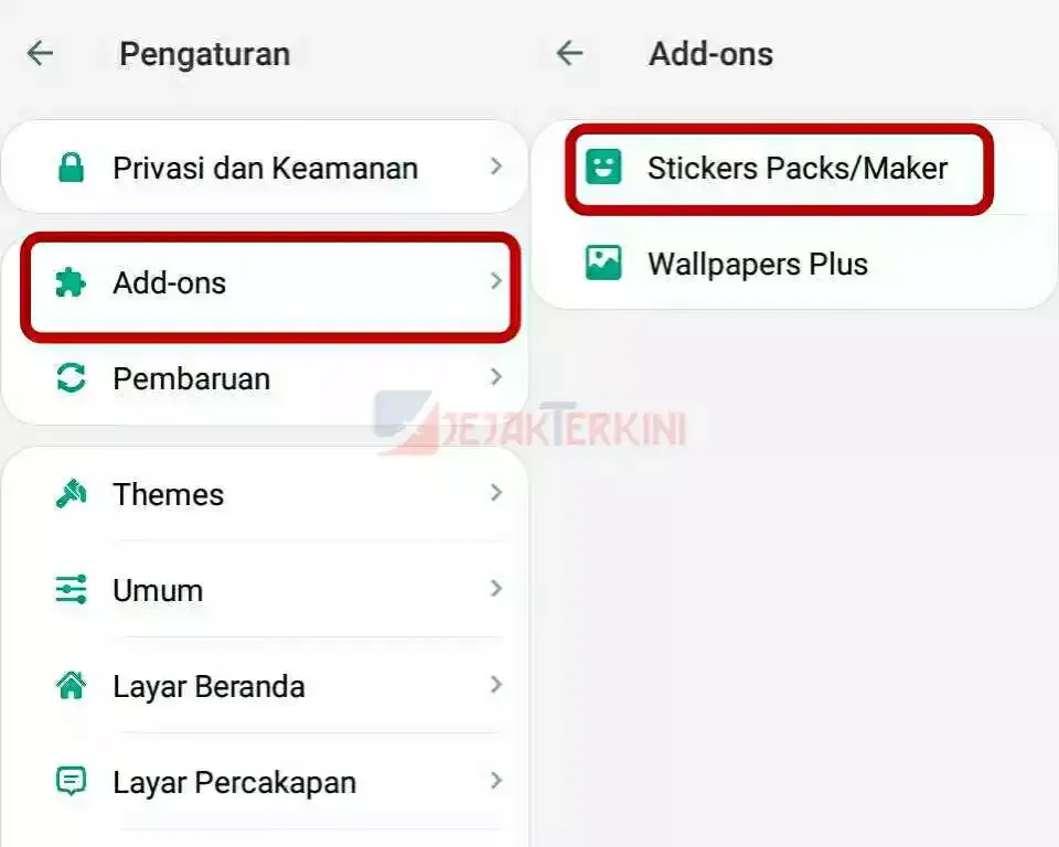 membuat stiker gbwa