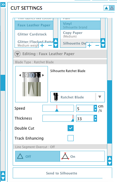 cut settings shrinky dinks, silhouette cameo shrinky dink, cutting shrinky dink sheets