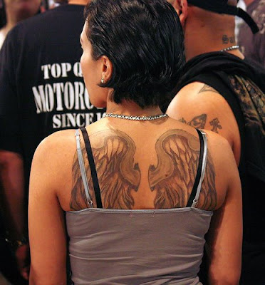 angel wing tattoo back women sexy girls. Email This BlogThis!