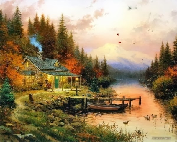 Ảnh nghệ thuật tuyệt đẹp của Thomas Kinkade'