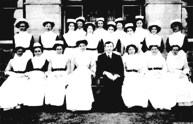 Some of the Nurses of the Claremont Hospital for the Insane, Western Australia, 1912
