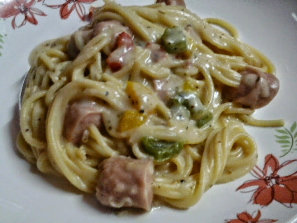 Resepi Carbonara Simple Tanpa Prego
