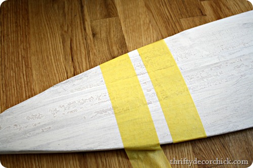 vintage boat oar redo