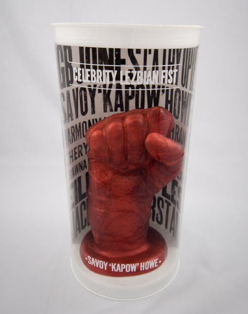 Celebrity Lezbian Fist is a limited edition series of silicone fists