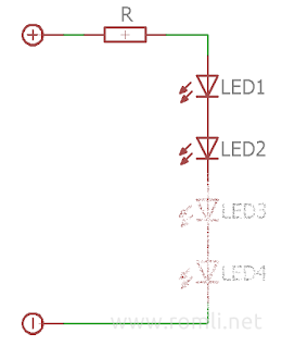 Cara Menghitung Nilai Resistor untuk LED 12V ~ 220V