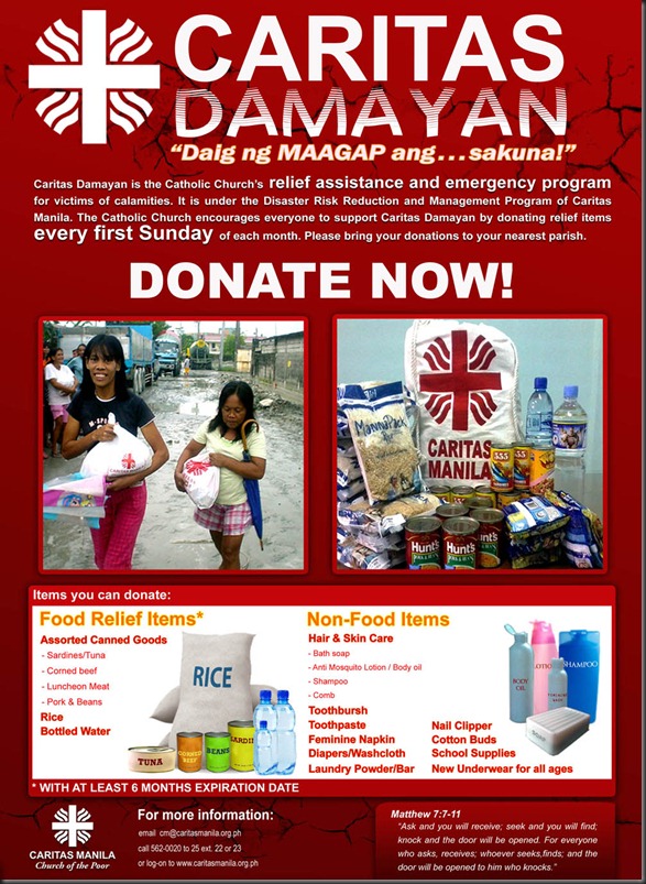posterofCaritasDamayan