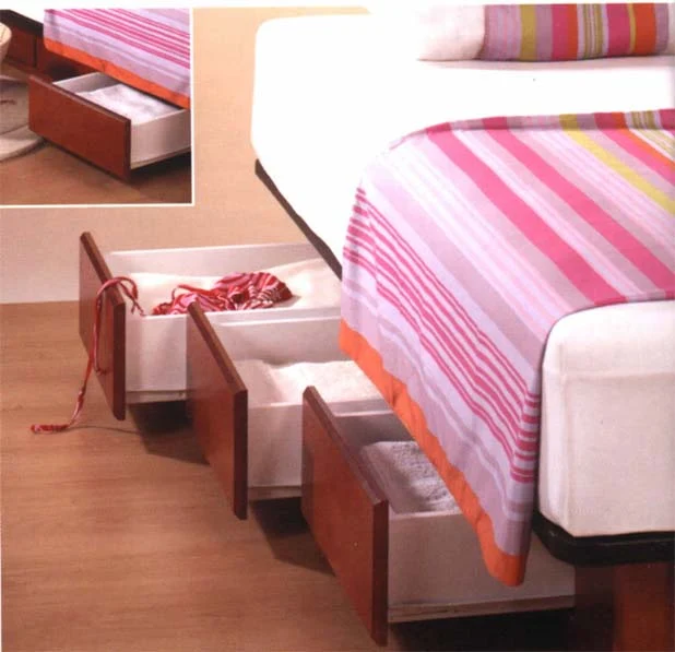 CAMAS CON CAJONES QUE AHORRAN ESPACIO - DRAWER BED by dormitorios.blogspot.com