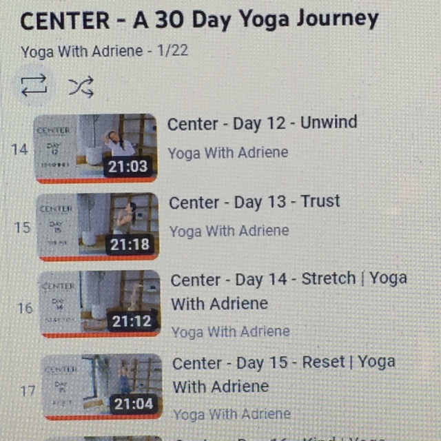 CENTER - A 30 Day Yoga Journey 