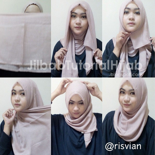 video tutorial hijab segi empat simple 2016 terbaru