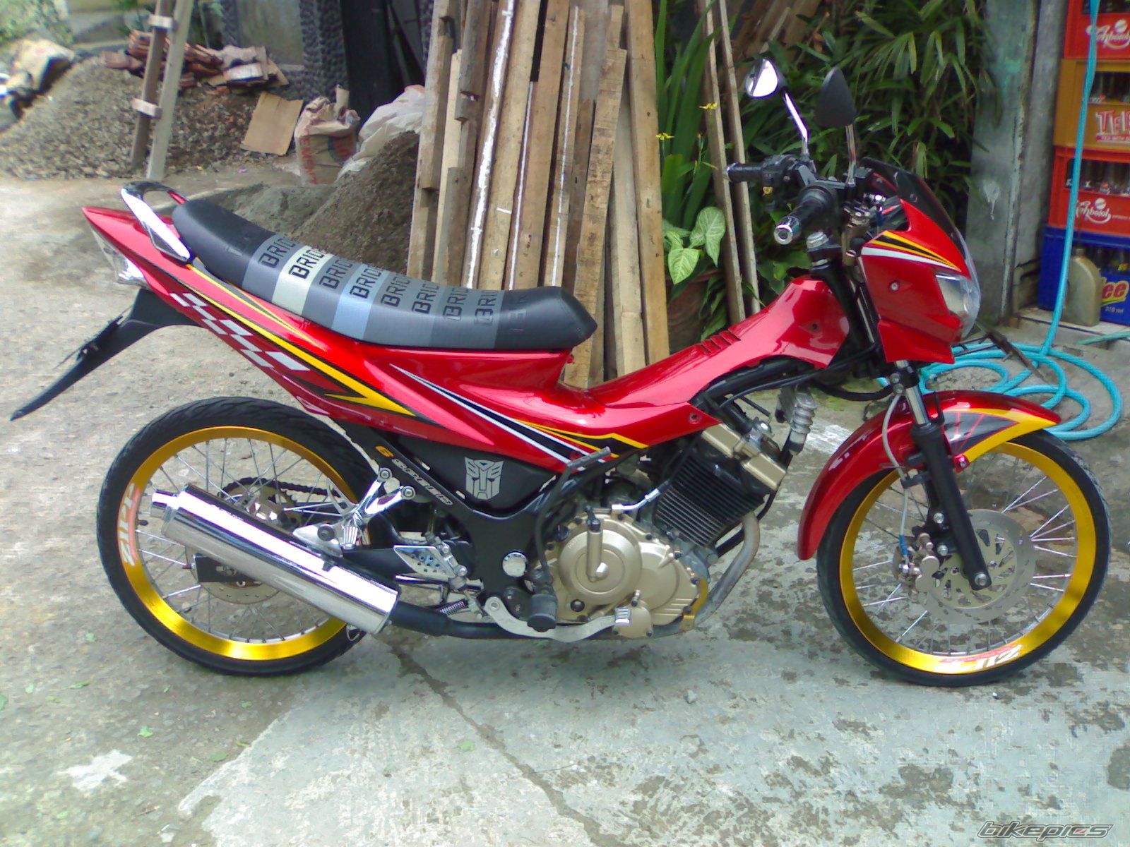 Motor Satria Fu 2010 Gambar Modifikasi Motor Suzuki Satria 