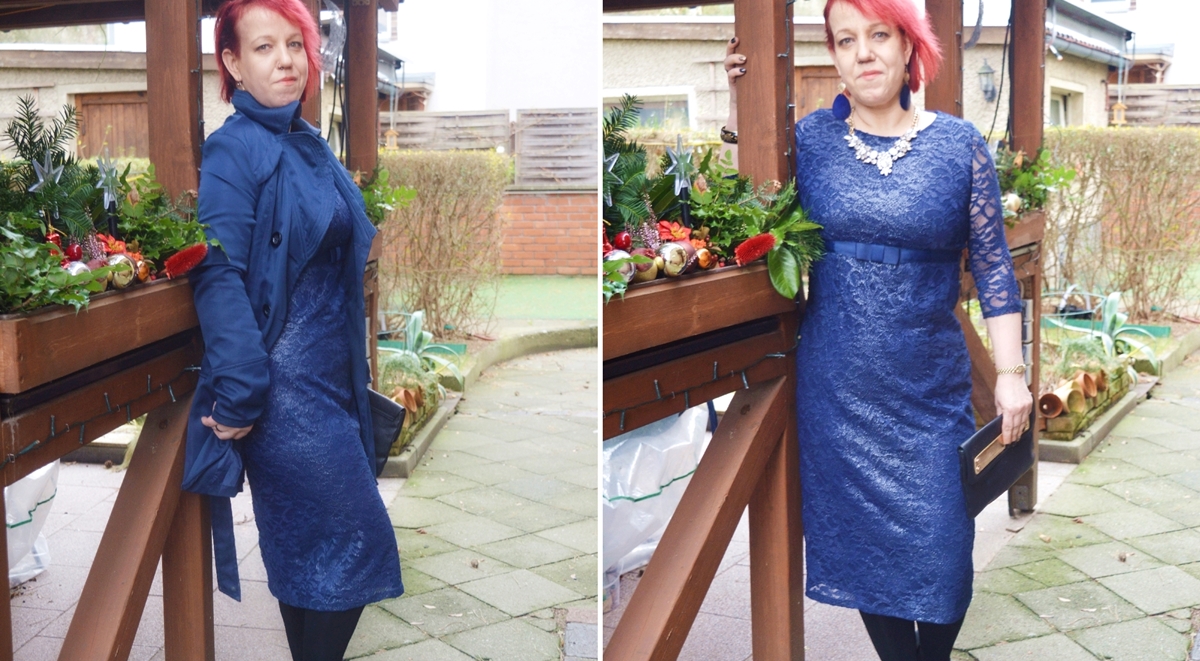 2 Dresses for Christmas - asos dress and motufashion coat - main picture
