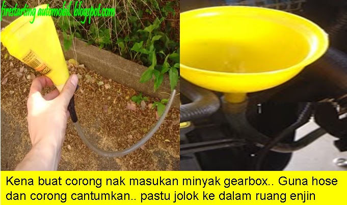 Fire Starting Automobil: DIY Tukar Manual Transmision Oil