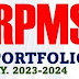 RPMS Portfolio 2023-2024 Template with Supporting MOVs per Objective