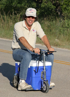 American Tailgater Company: Motorized Cooler Scooter