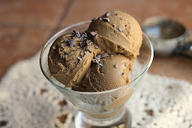 Picture of raw vegan chocolate ice cream