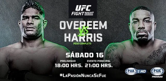 UFC Fight Night: Harris vs. Overeem en Vivo por FOX Sports Premium