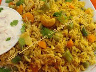 Vegetable biriyani