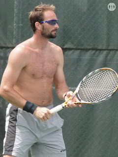 Dusan Vemic Shirtless at Cincinnati Open 2009