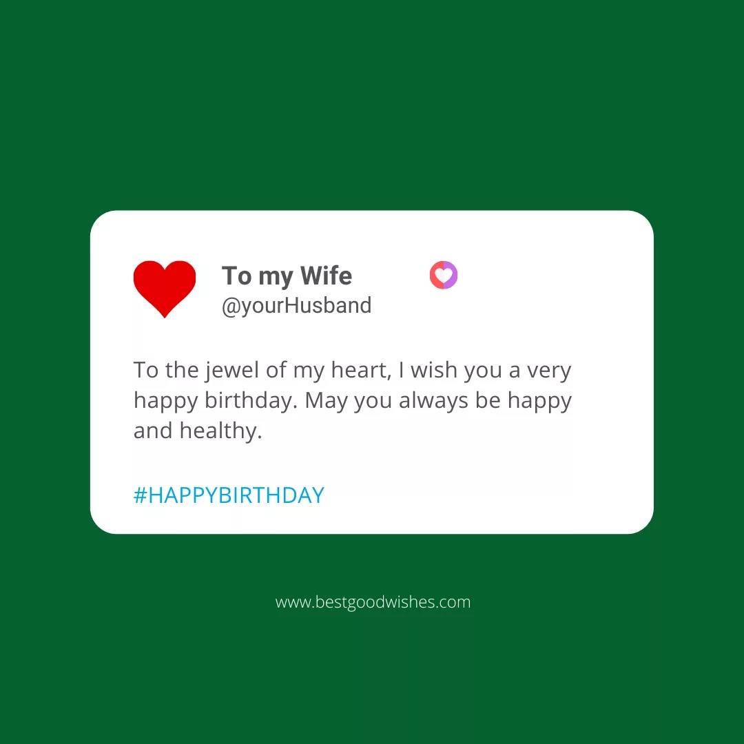 Love birthday wishes for wife
