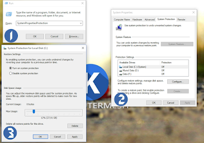 Cara Membuat Restore Point (System Restore) Di Windows 10