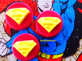 Easily make these chocolate covered oreos into fun Superman cookies for your next party.  With only a few ingredients and cool molds, you can be Super Mom faster than a speeding bullet.