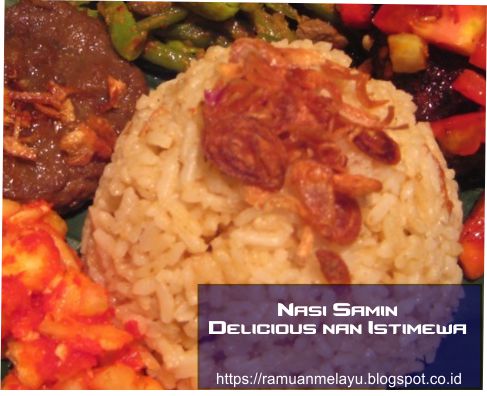 Nasi Samin Delicious nan Istimewa