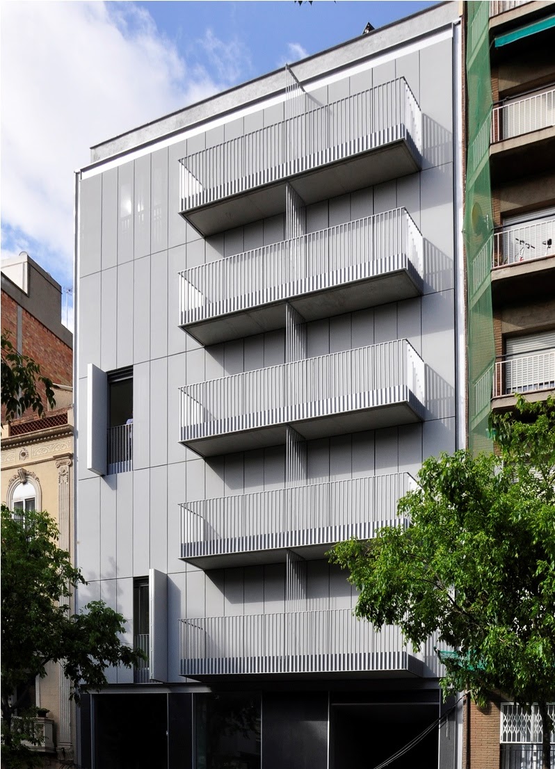 Edificio de viviendas de la calle Arizala de Barcelona - AVA Studio