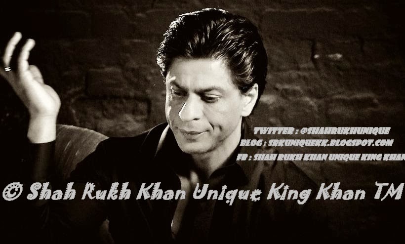 Shah Rukh Khan Unique King Khan