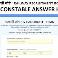 RPF Constable Answer Key 2025 Out