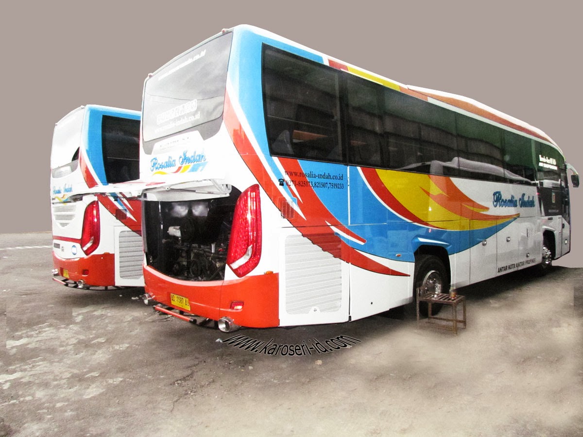 Bus Terbaru Rosalia Indah Evonext GT Terbaru KAROSERI INDONESIA