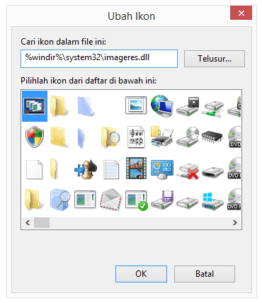 Kostum Navigasi dan Folder pada File Explorer Windows 7, Windows 8 dan Windows 8.1
