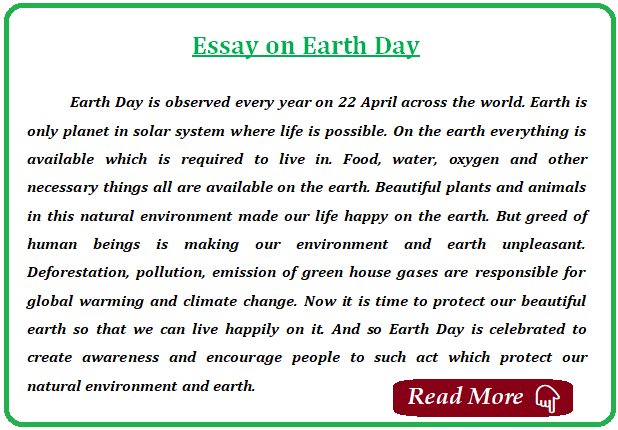 Essay on Earth Day in English, Earth Day Essay, Essay on Earth Day, Essay on Earth Day 2023