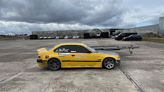 Bmw e36 Pandem na gwincie MTS gold bok