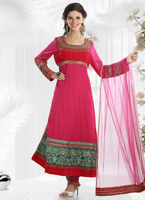 Indian Anarkali Suits Designs For Women 2013