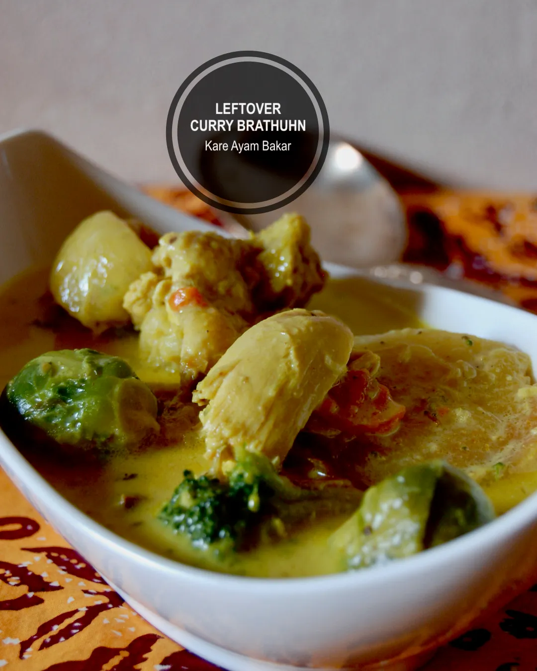 Leftover: Curry aus Übriggebliebenes Brathuhn