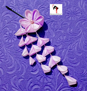 kanzashi lila