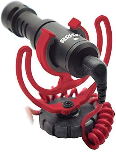 Rode VideoMicro Compact On-Camera Microphone with Rycote Lyre Shock Mount, Auxiliary