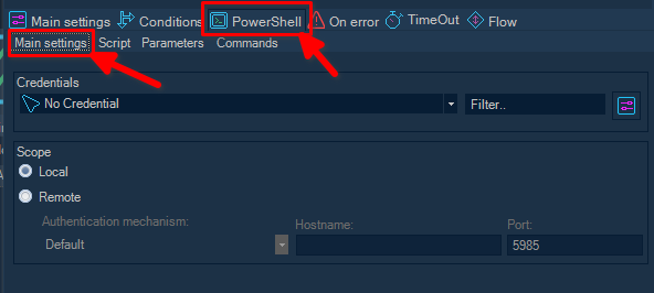 VisualCron: Tarea con PowerShell