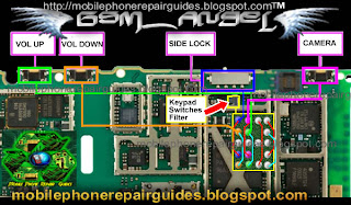 nokia 5230 Volume control switch jumper ways