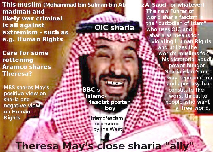 Saudi muslim war criminal and Human-rightsophobe is loved by BBC