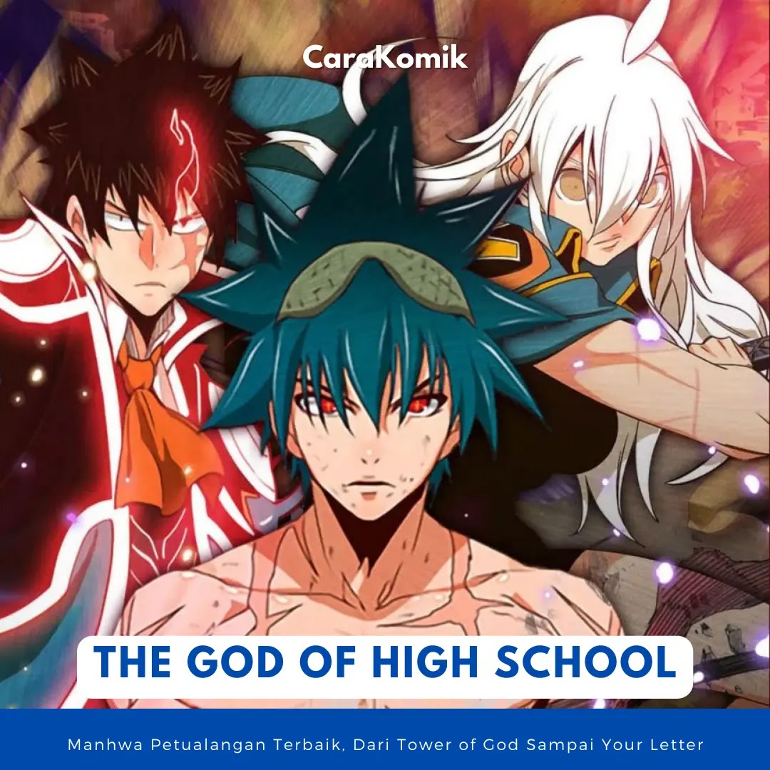 Anime Dewa Sekolah Menengah Jin Mori Kekuatan Dewa Bertarung