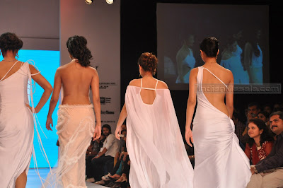 HQ-Sayali Bhagat Backless Models on Ramp at IIJW 2010