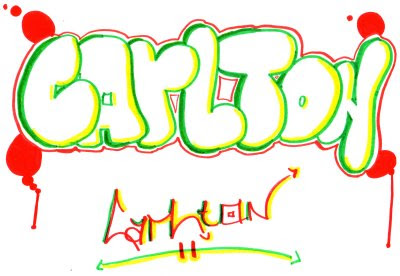 graffiti bubble letters