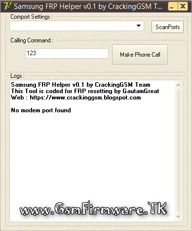 Samsung FRP Helper v0.2 by CrackingGSM Team